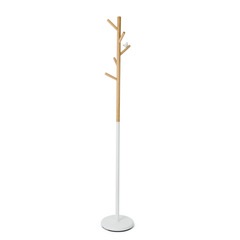 Balvi Perchero Birdie Color blanco Con 5 colgadores Con figura de pajarito Metal/madera 177cmESTABLE