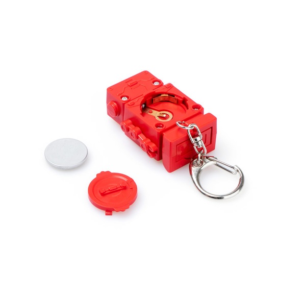 Balvi Portachiavi Robot Colore rosso Con luce 3 punte da cacciavite Plastica ABS/inoxCOLORATO