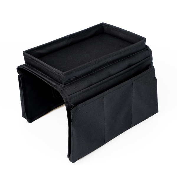 Balvi Organizador de sofà Sofa Master Color negro Con 6 bolsillos y bandeja PoliésterMUY PRÁCTICO