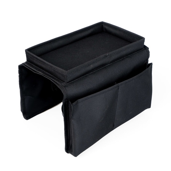 Balvi Organizador de sofà Sofa Master Color negro Con 6 bolsillos y bandeja PoliésterMUY PRÁCTICO