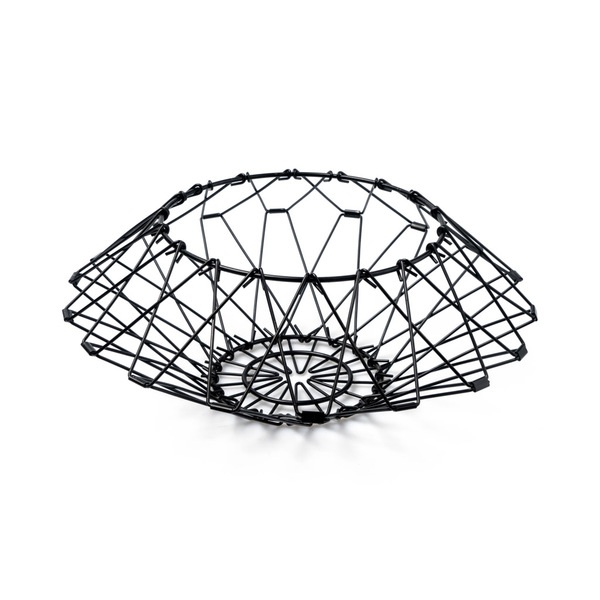 Balvi Frutero Multi Form Color negro Contenedor decorativo Ajustable MetalMODIFICA SU FORMA
