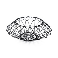 Balvi Fruit basket Multi Form Black colour Decorative container Adjustable MetalADJUSTABLE FORM