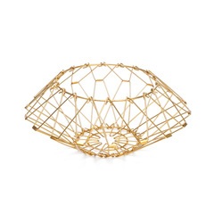 Balvi Fruit basket Multi Form Vintage Gold colour Decorative Adjustable MetalADJUSTABLE FORM