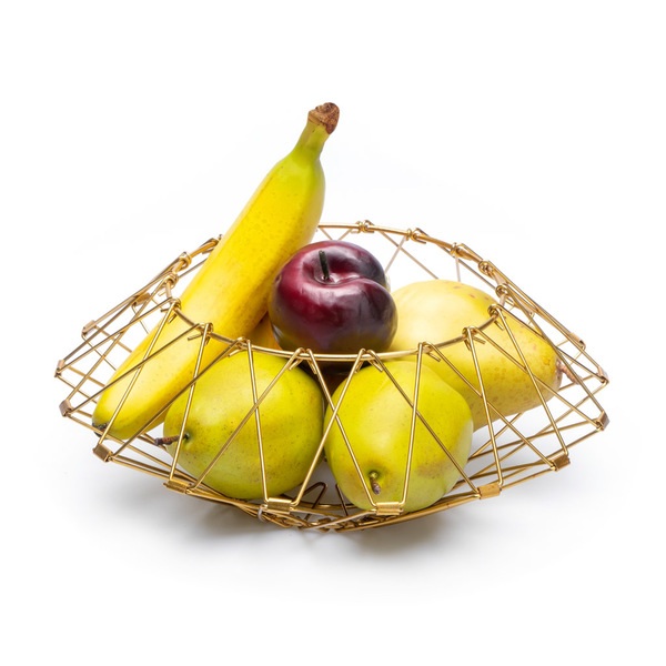 Balvi Corbeille à fruits Multi Form Couleur doré vintage Décorative Modulable MétalCHANGE DE FORME