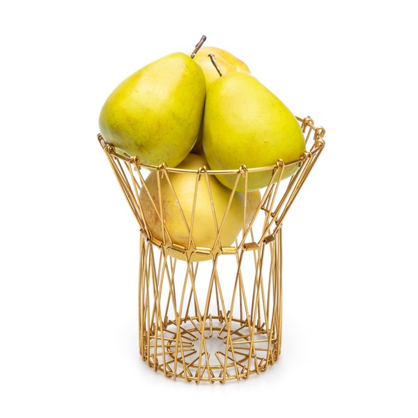 Balvi Corbeille à fruits Multi Form Couleur doré vintage Décorative Modulable MétalCHANGE DE FORME