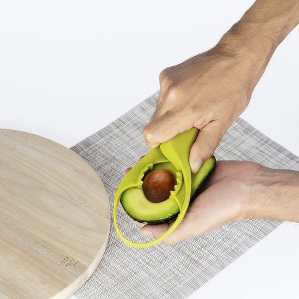 alvi Ustensile pour avocat MrAvocado Couleur vert Outil multi-usages Plastique PP 22,5 cmMULTI-USAGE