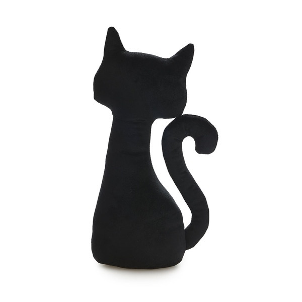 Balvi Türstopper Miau! Farbe Schwarz Türhalter in Katzenform Polyester 28 cmSCHÜTZT
