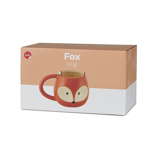 Balvi Mug Fox Animal cup face With Handle Capacity: 482ml CeramicGREAT CAPACITY