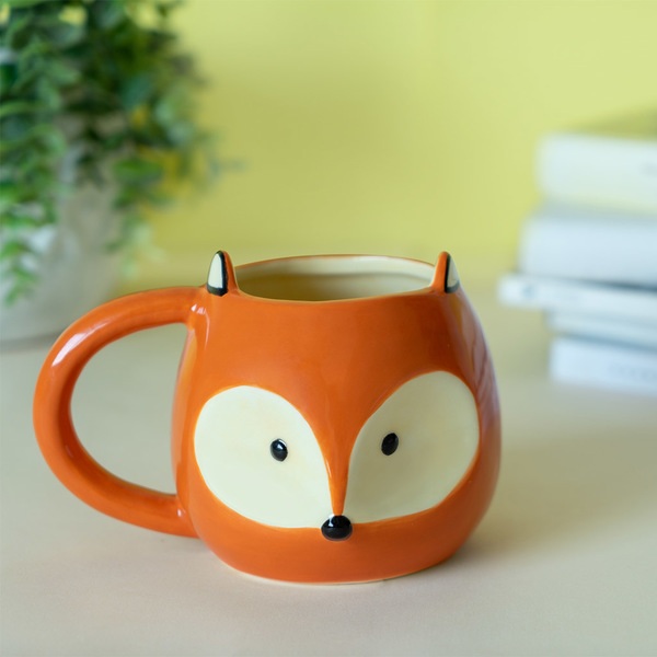 Balvi Mug Fox Animal cup face With Handle Capacity: 482ml CeramicGREAT CAPACITY