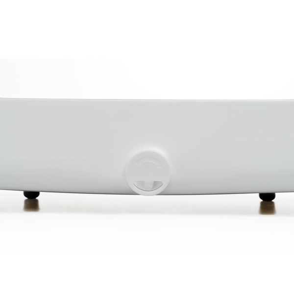 alvi Dish drainer Minim White colour Great capacity Drain Non-slip feet ABS plastic 41cmGREAT CAPACI