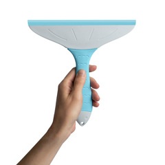 alvi Squeegee Guppy Blue/Gray colour Fish shaped With suction cup ABS/TPR plastic Ancho: 23cmORIGINA