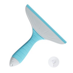 alvi Squeegee Guppy Blue/Gray colour Fish shaped With suction cup ABS/TPR plastic Ancho: 23cmORIGINA