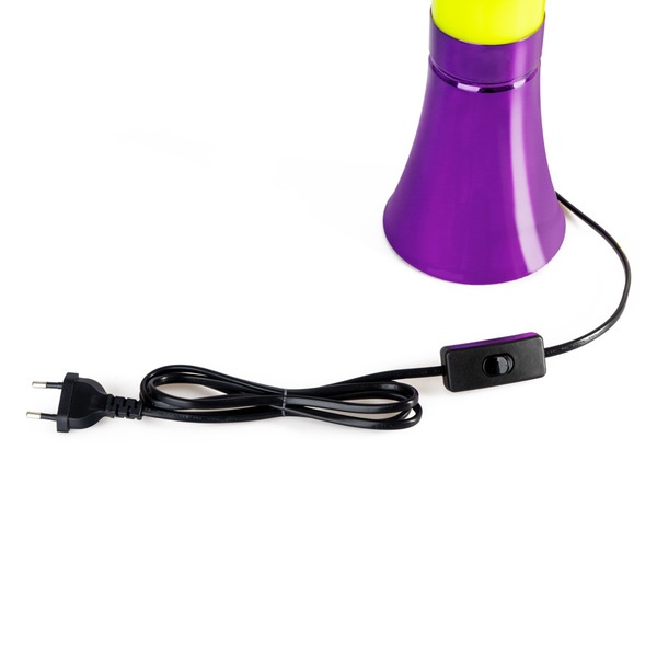 Balvi Lampe Lava Magma Couleur violet Lave rouge Ampoule incluse Aluminium/verre 45cmDECORATIVE