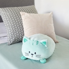 Balvi Cushion Kitty Turquoise Cat form Soft and very sooth Polyester