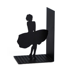 Balvi - Marilyn Schwarze Buchstützte aus Metall