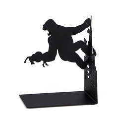 Balvi - Kong Schwarze Buchstützte aus Metall