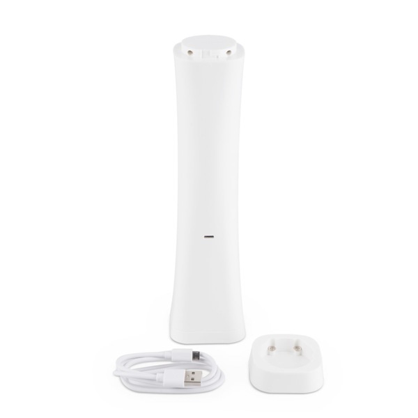 alvi Sacacorchos eléctrico Wine Minnim Color blanco Con descapsulador y cable USB Batería interna re