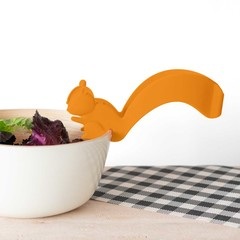 alvi Pinza per servire Squirrel Colore arancione In forma di scoiattolo Smontabile Plastica PP 25 cm