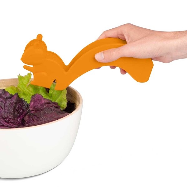 Balvi Pince à salade Squirrel Couleur Orange en forme d'écureuil