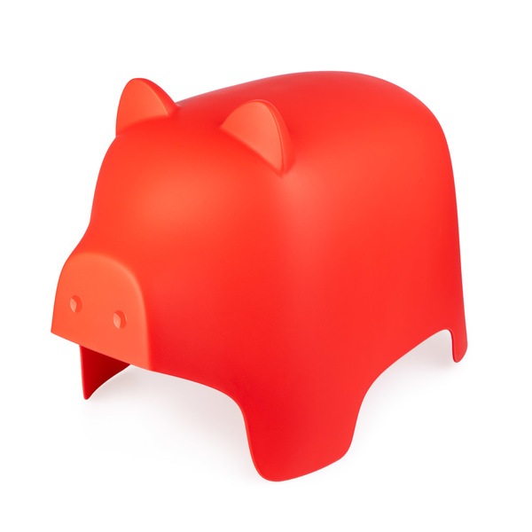Balvi Stool Piggy Red colour Pig-shaped Footrest For indoor and outdoor PP plastic