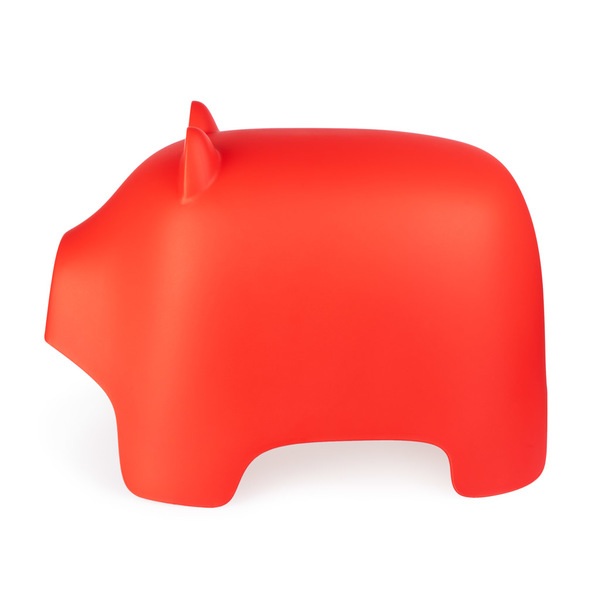 Balvi Stool Piggy Red colour Pig-shaped Footrest For indoor and outdoor PP plastic