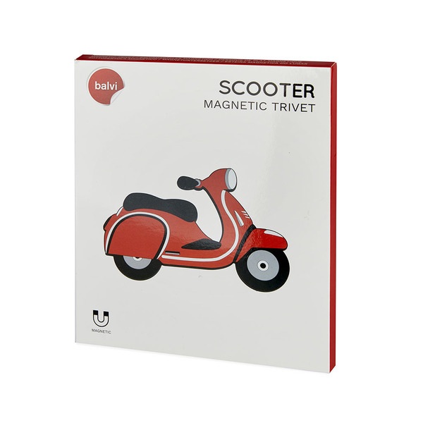 Balvi sottopentola Scooter  Essendo magnetico aderisce alle superfici metalliche Silicone