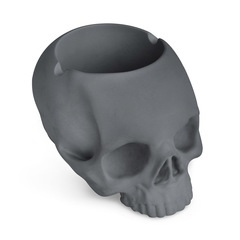 Balvi Portacenere Skully Colore grigio A forma di teschio CeramicaOTTIMA QUALITÀ