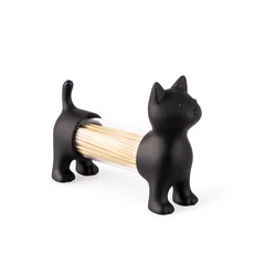 Balvi P stuzzicadenti & saliera e pepiera Cat Colore nero a forma di gatto AcrilicoPRATICISSIMO