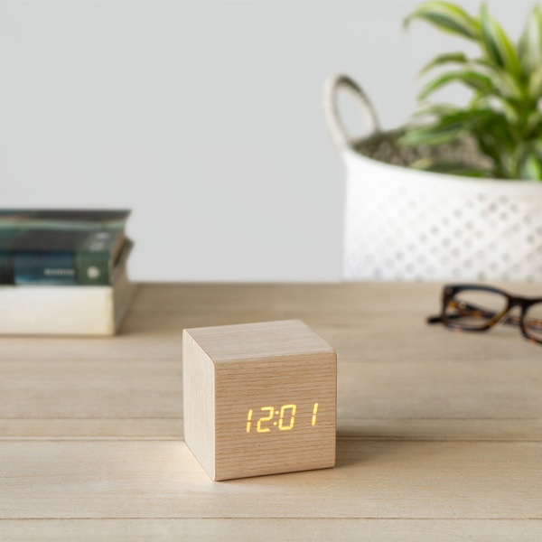 Balvi - Wood wooden digital alarm clock