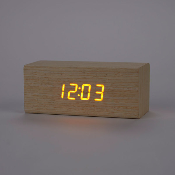 Balvi Timber despertador digital de madera