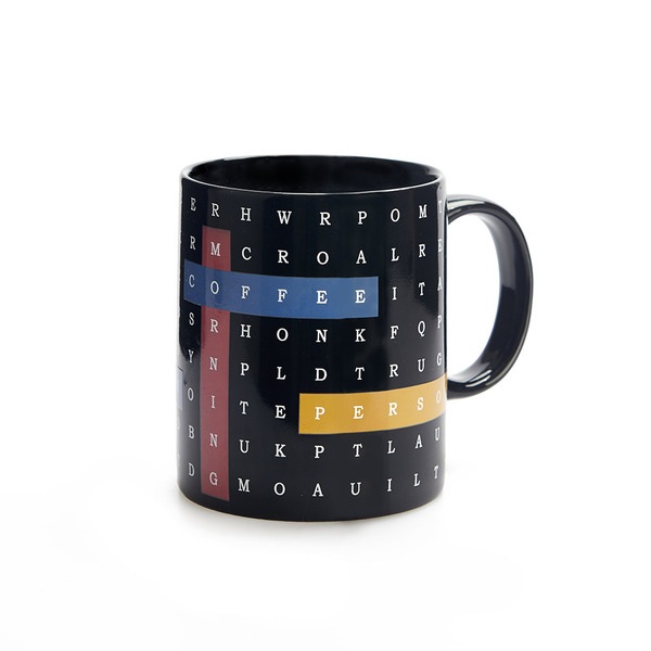 Balvi Mug Alphabet Soup Changes its color! Cup with letters design Capacity: 290ml Ceramic
