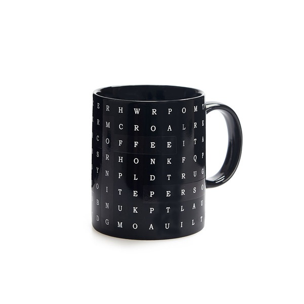 Balvi Mug Alphabet Soup Changes its color! Cup with letters design Capacity: 290ml Ceramic