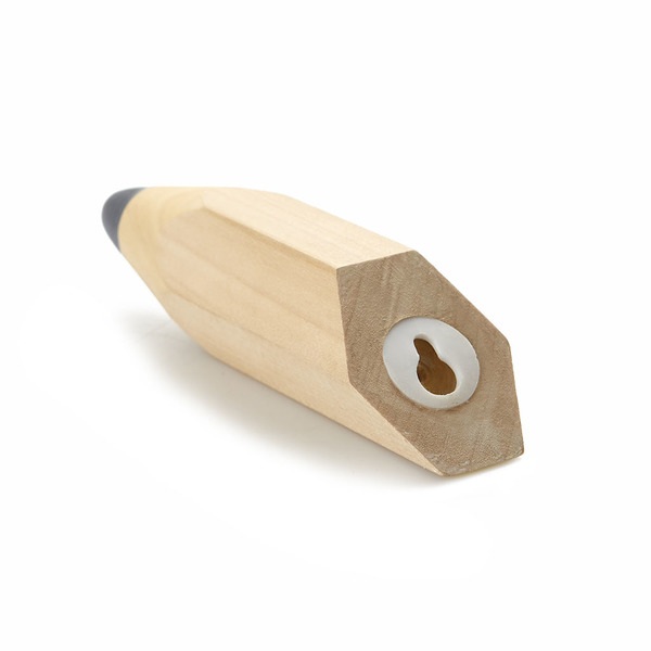 alvi Colgador pared Pencil Set de 3 colgadores En forma de lápiz Madera/plástico 12cmDISEÑO DIVERTID