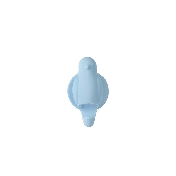 alvi Soporte cepillo dental Birdie Color azul Con ventosa Con forma de pajarito SiliconaFÁCIL DE COL