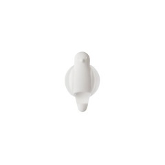 alvi Soporte cepillo dental Birdie Color blanco Con ventosa Con forma de pajarito SiliconaFÁCIL DE C