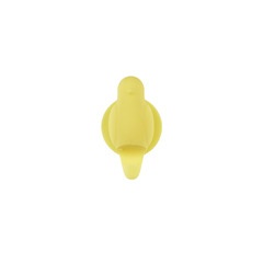 alvi Soporte cepillo dental Birdie Color amarillo Con ventosa Con forma de pajarito SiliconaFÁCIL DE