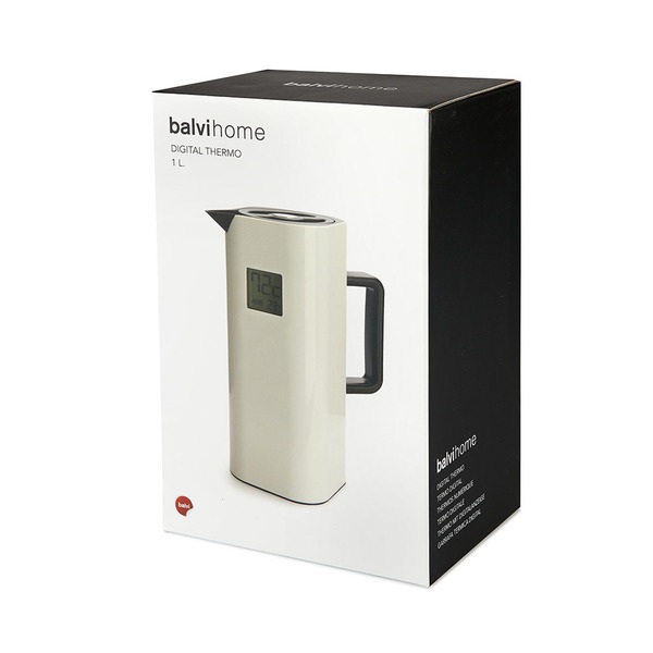 alvi Termo digital Home Color blanco 1 L Con pantalla LCD Temperatura interior y exterior Cierre her
