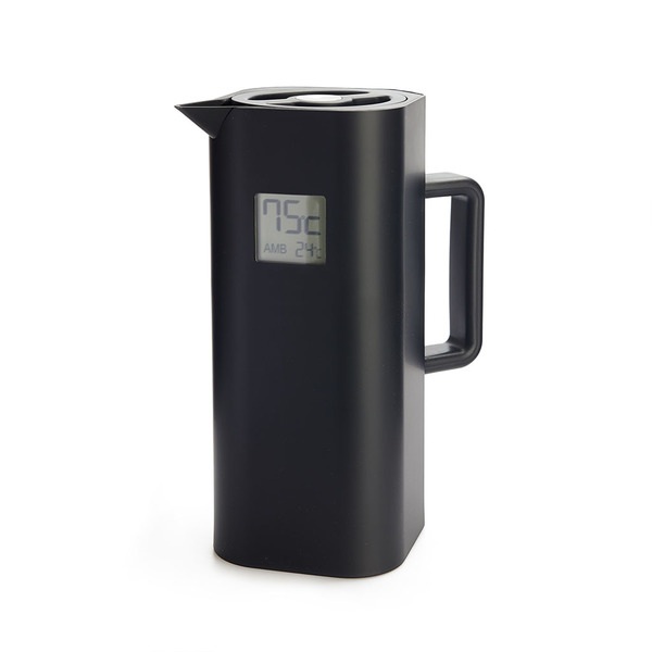 alvi Termo digital Home Color negro 1 L Con pantalla LCD Temperatura interior y exterior Cierre herm