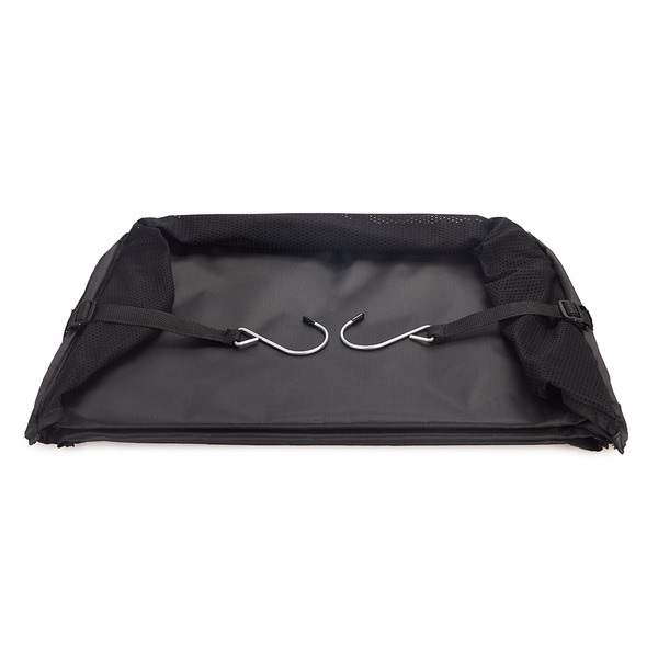 alvi Estantería plegable de viaje Tidy Color negro 3 niveles Ideal para maleta de mano Poliéster 75x
