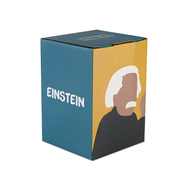alvi Porta matite Einstein Colore bianco Portamatite da scrivania inspirato alla pittrice Einstein C