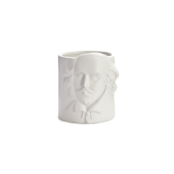 alvi Porta matite Shakespeare Colore bianco Portamatite da scrivania inspirato alla pittrice Shakesp