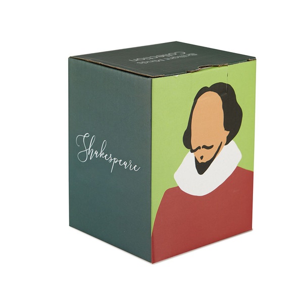 alvi Porta matite Shakespeare Colore bianco Portamatite da scrivania inspirato alla pittrice Shakesp
