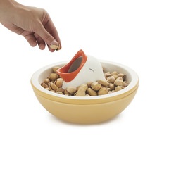 alvi Cuenco aperitivo Hungry Bird Con compartimento interior para cáscaras de frutos secos o huesos