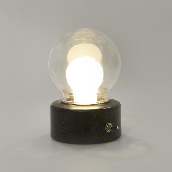 alvi Light Bulb Black colour Magnet with integrated handle warm light Plastic ABS/PETMultiple locati