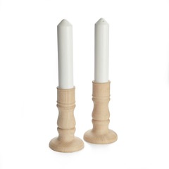 Balvi Set sale & pepe Chandelier Set di 2 pezzi a forma di candelabro Ceramica/legno 27 cmDECORATIVO