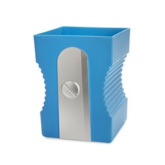 alvi Papierkorb Sharpener Farbe Blau Papierkorb in Form eines Bleistiftspitzers ABS-Kunststoff/Polyp