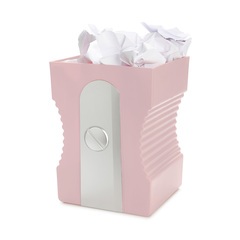 alvi Papierkorb Sharpener Farbe Rosa Recycling-Papierkorb Das ideale Zubehör für das Arbeitszimmer o