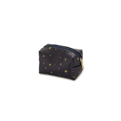 alvi Mini beauty case Starry Colore blu navy Con cerniera Per trucchi, piccoli oggetti, gioielli o m