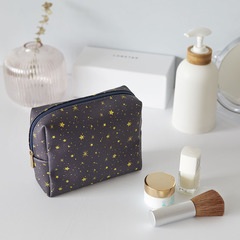 alvi Bolsa cosméticos Starry Color azul marino Con cremallera Ideal para llevar maquillaje y otros c