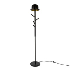 alvi Perchero & lámpara Chapeau Color negro percheros de pie Perchero de pie + lámpara 2 en 1 Con di